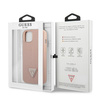Guess GUHCP14SPSATLP iPhone 14 6,1" różowy/pink hardcase SaffianoTriangle Logo