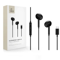 TECH-PROTECT SŁUCHAWKI ULTRABOOST CORE G2 USB-C DO TELEFONÓW KOMPUTERÓW