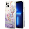 Guess GUHCP14MLFLSU iPhone 14 Plus 6,7" fioletowy/purple hardcase Flower Liquid Glitter