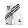 ADIDAS ETUI CASE DO IPHONE 12 12 PRO 6,1 OR BOOKLET PU SKÓRA OCHRONNE BIAŁE