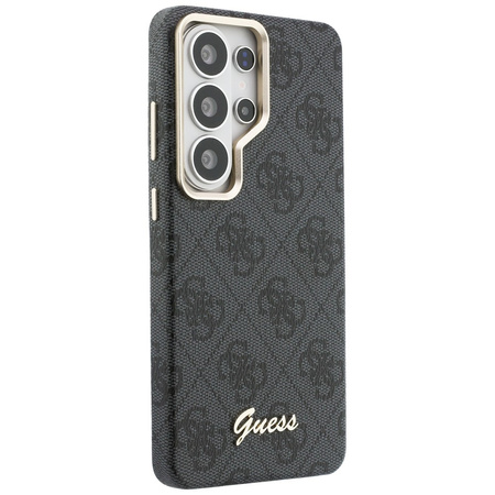 Etui Guess 4G Script MagSafe do Samsung  Galaxy S26 Ultra czarny