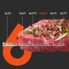 Termometr kuchenny Meatmeet S Pro z aplikacją Bluetooth/WiFi do grilla piekarnika wędzarni - szary