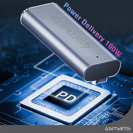 4SMARTS ADAPTER USB-C PD 100W DO MAGSAFE APPLE ŁADOWANIE MOCNA PRZEJŚCIÓWKA