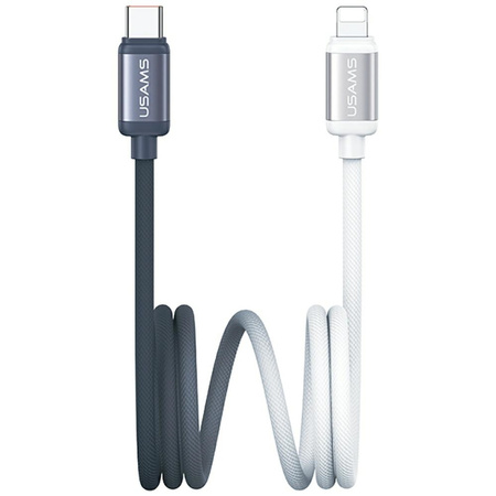 USAMS KABEL BICOLOR SERIES SJ757 USB-C LIGHTNING DO IPHONE 12 13 14 30W