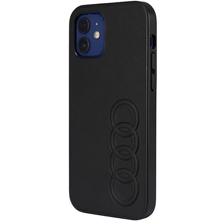 Etui Audi Synthetic Leather na iPhone 11 Pro 5.8" - czarne AU-TPUPCIP11-TT/D1-BK