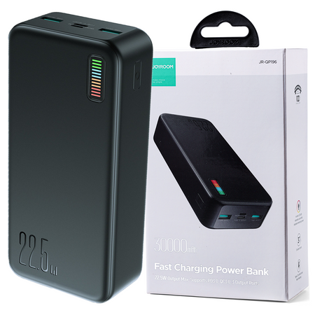 Joyroom powerbank 30000mAh Dazzling Series 22.5W czarny (QP196)