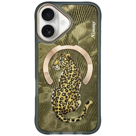 NIMMY ETUI FANTASY ANIMAL DO MAGSAFE IPHONE 16 ZŁOTE MAGNETYCZNE