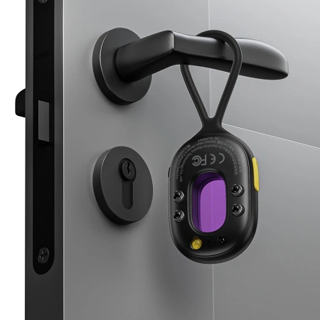 BASEUS WYKRYWACZ UKRYTYCH KAMER DO ALARM Z MINI LATARKĄ I KABLEM USB-A