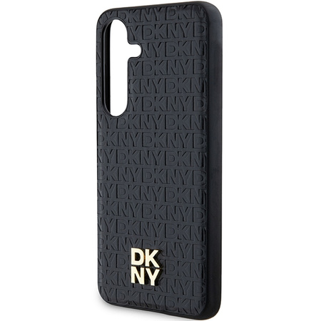 DKNY ETUI CASE HARDCASE DO SAMSUNG S24+ S926 LEATHER DO MAGSAFE METAL LOGO