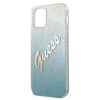 Guess GUHCP12SPCUGLSBL iPhone 12 mini 5,4" niebieski/blue hardcase Glitter Gradient Script