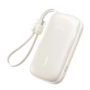 Powerbank Baseus EnerFill FC21 Qpow 3 Ultra 20000mAh 22.5W z wyświetlaczem z dołączonym kablem - beżowy