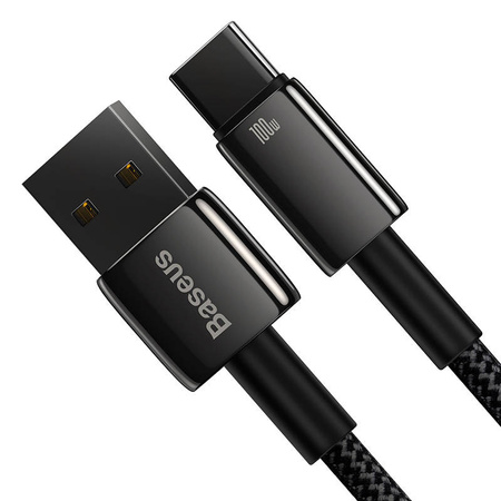 BASEUS KABEL USB-C DO USB 100W DO SZYBKIEGO ŁADOWANIA LAPTOPÓW TELEFONÓW 1M