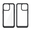 Wzmocnione etui z elastyczną ramką do iPhone 15 Pro Max Outer Space - czerwone