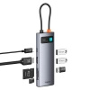 BASEUS HUB USB-C 7W1 DO LAPTOPA HDMI 4K 60HZ 3X USB 3.0 USB-C PD SD