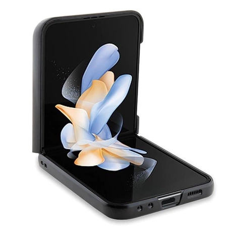 Etui Karl Lagerfeld Saffiano Monogram Choupette Pin na Samsung Galaxy Z Flip 5 - czarne