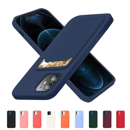 HURTEL ETUI DO SAMSUNG GALAXY A22 4G SILIKONOWE PORTFEL Z MIEJSCEM NA KARTY