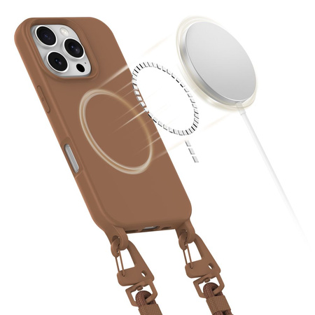 TECH-PROTECT ETUI CASE MAGNETYCZNE DO MAGSAFE IPHONE 16 PRO CHOCOLATE BROWN