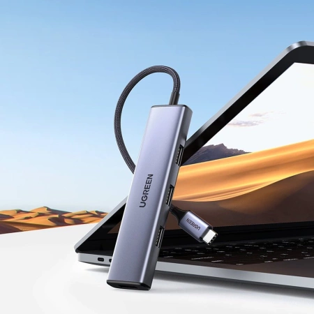 UGREEN HUB 4x USB 3.2 GEN 1 DO KOMPUTERA USB TYP C SZYBKA TRANSMISJA DANYCH