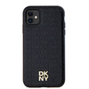 DKNY ETUI DO IPHONE 11 Xr 6.1 HARDCASE SKÓRZANE Z LOGO I MONOGRAM