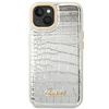 Guess GUHCP14SHGCRHS iPhone 14 6,1" srebrny/silver hardcase Croco Collection