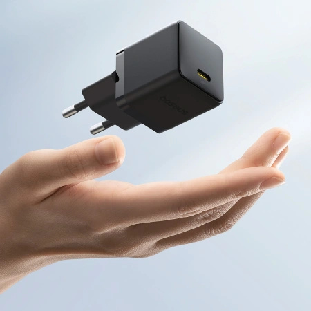 BASEUS ŁADOWARKA SIECIOWA PALM 30W USB-C DO TELEFONÓW TABLETÓW Z SZYBKIM