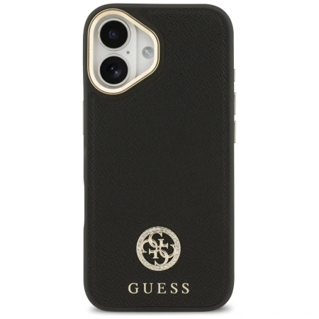 GUESS ETUI GRAINED STRASS LOGO DO IPHONE 17 MAGSAFE DESIGNERSKIE