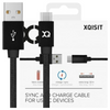 XQISIT KABEL COTTON USB C 3.0 DO TELEFONÓW TABLETÓW 1.8M SZYBKIE ŁADOWANIE