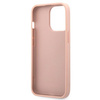 Etui Guess GUHCP13XPSASBPI na iPhone 13 Pro Max - różowe Saffiano Stripe