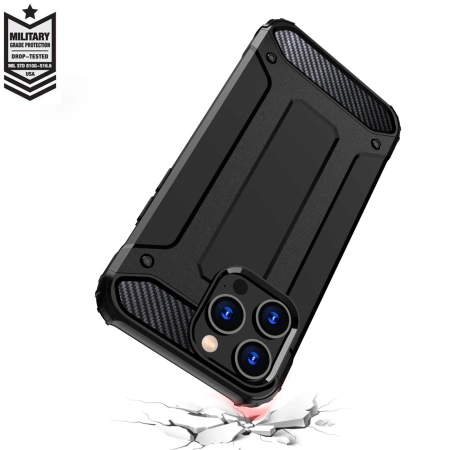 HURTEL ETUI PANCERNE HYBRID ARMOR DO IPHONE 15 PRO MAX OCHRONA NA ZDERZENIA