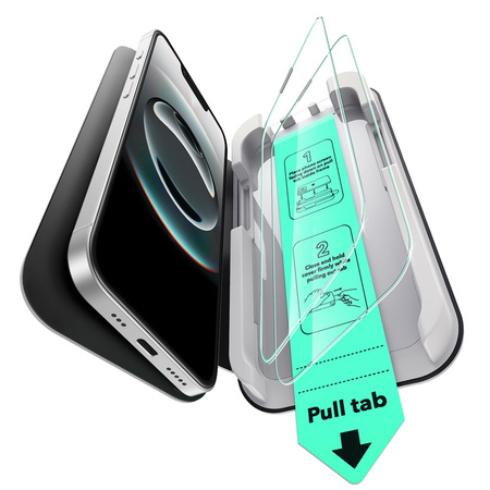 ESR SZKŁO HARTOWANE DO IPHONE 13 13 PRO 14 16E TEMPERED GLASS 2-PACK CLEAR