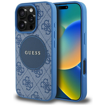 GUESS ETUI DO IPHONE 16 PRO MAX 4G CIRCLE LOGO Z MAGNETYCZNYM DO MAGSAFE