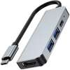 TECH-PROTECT HUB ADAPTER 4IN1 DO LAPTOPA USB-C Z WYJŚCIEM HDMI I ZASILANIEM