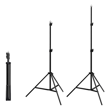 PULUZ ZESTAW DO FOTOGRAFII STATYW 2X2M + TŁA FOTOGRAFICZNE 3 SZT DO STUDIA