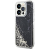 Etui Guess GUHCP14LLCSGSGK na iPhone 14 Pro - czarne Liquid Glitter Marble