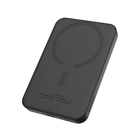 Mini powerbank Baseus 5000mAh 20W + kabel USB-C (20V/3A) - czarny