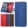 Magnet Fancy Case etui iPhone 14 Pro Max pokrowiec z klapką portfel podstawka niebieskie