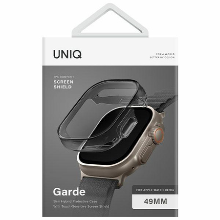 Etui Uniq Garde na Apple Watch Ultra 49 mm. - szare