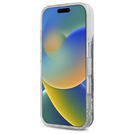 DKNY ETUI DO IPHONE 16 PRO HARDCASE LIQUID GLITTER ARCH LOGO ZABEZPIECZENIE