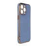 HURTEL POKROWIEC CASE DO IPHONE 12 PRO MAX ZŁOTA RAMKA ŻELOWY POKROWIEC