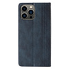 Magnet Strap Case etui Samsung Galaxy S23 pokrowiec z klapką portfel mini smycz podstawka niebieskie