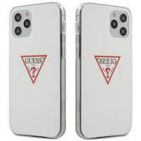 Guess GUHCP12MPCUCTLWH iPhone 12/12 Pro 6,1" biały/white hardcase Triangle Collection