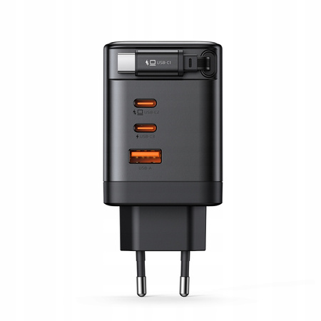 MCDODO SZYBKA ŁADOWARKA SIECIOWA ZASILACZ 3X USB-C + USB-A 100W KABEL 1M