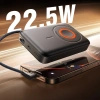 Powerbank Joyroom JR-PBM02 22,5W 10000mAh 3w1 indukcyjny magnetyczny kompatybilny z MagSafe z wbudowanym kablem - czarny