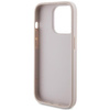 Etui Guess 4G Metal Gold Logo na iPhone 15 Pro - różowe