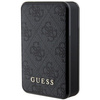Guess Powerbank 18W GUPB10DP4GEGK 10000mAh czarny/black 4G Leather Metal Logo