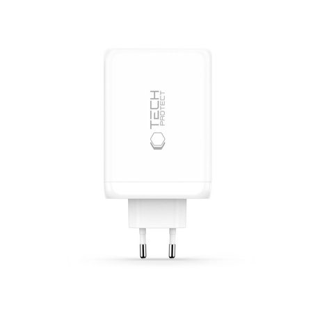 TECH-PROTECT NC240W-GAN 4-PORT NETWORK CHARGER PD 240W / QC3.0 WHITE