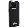 Guess GUHCP16LSMBSLK iPhone 16 Pro 6.3"  czarny/black hardcase Silicone Script Metal Logo & Frame