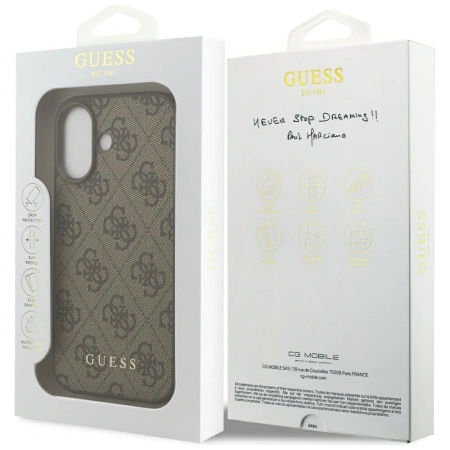GUESS ETUI 4G CLASSIC DO IPHONE 17 PRO OCHRONA Z LOGO I LUKSUSOWE