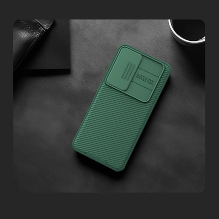 Etui Nillkin CamShield Pro pancerne z osłona na aparat do Samsung Galaxy S24 - niebieskie