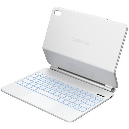 Etui Typecase Edge z klawiaturą do iPad  11" (A16) 2025 / iPad 10.9" 2022 biały